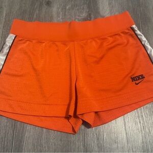 Nike Women's Bright Orange Athletic Shorts